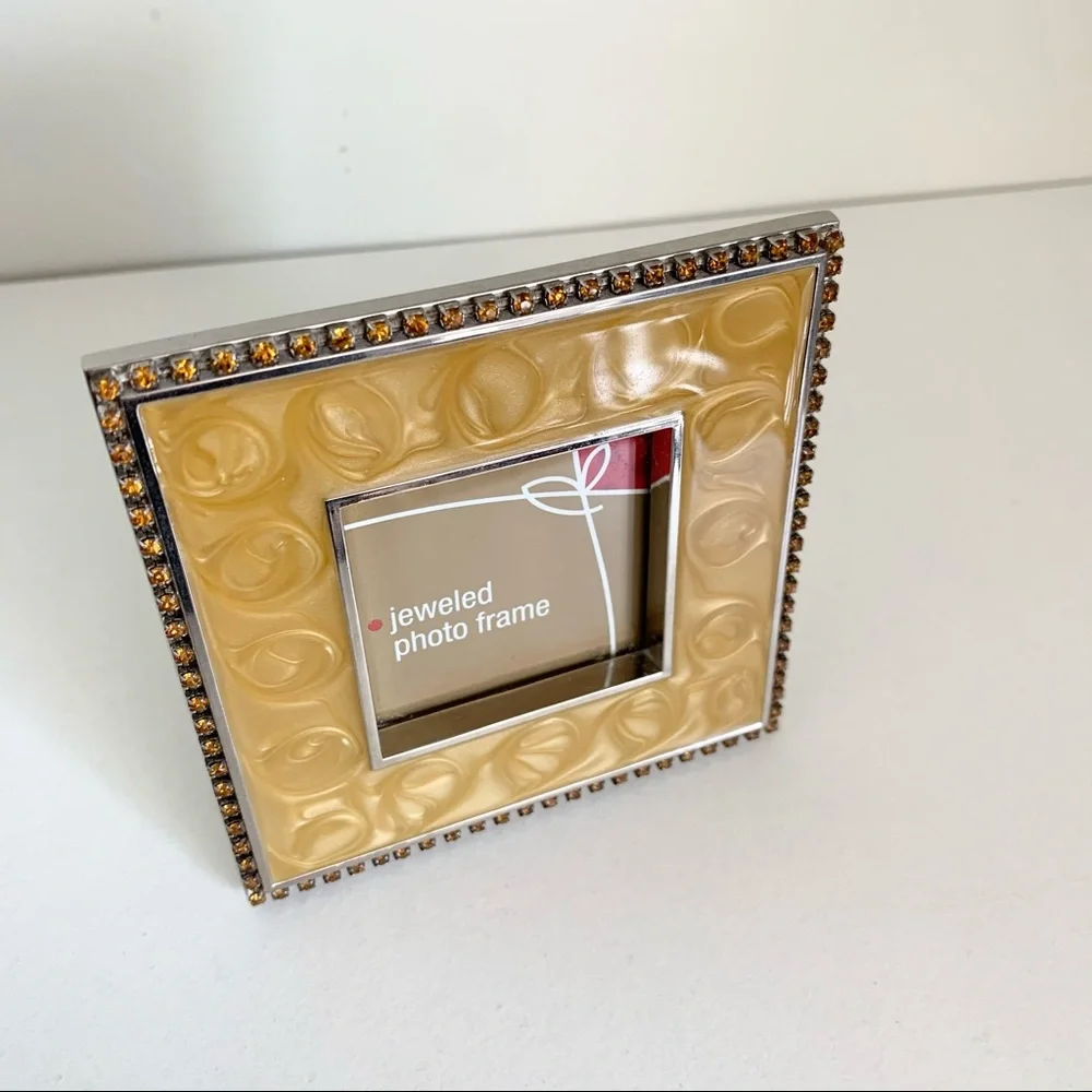 Hold NWOT Crystal enamel frame